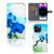 iPhone 15 Pro Max Hoesje Orchidee Blauw - Cadeau voor je Moeder met elegant orchideeÃĢnontwerp.