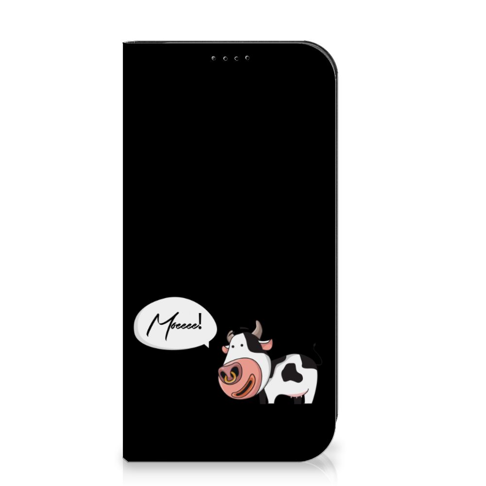 iPhone 15 Pro Max Magnet Case Cow met een schattige koe die 'Moe!' zegt đ.