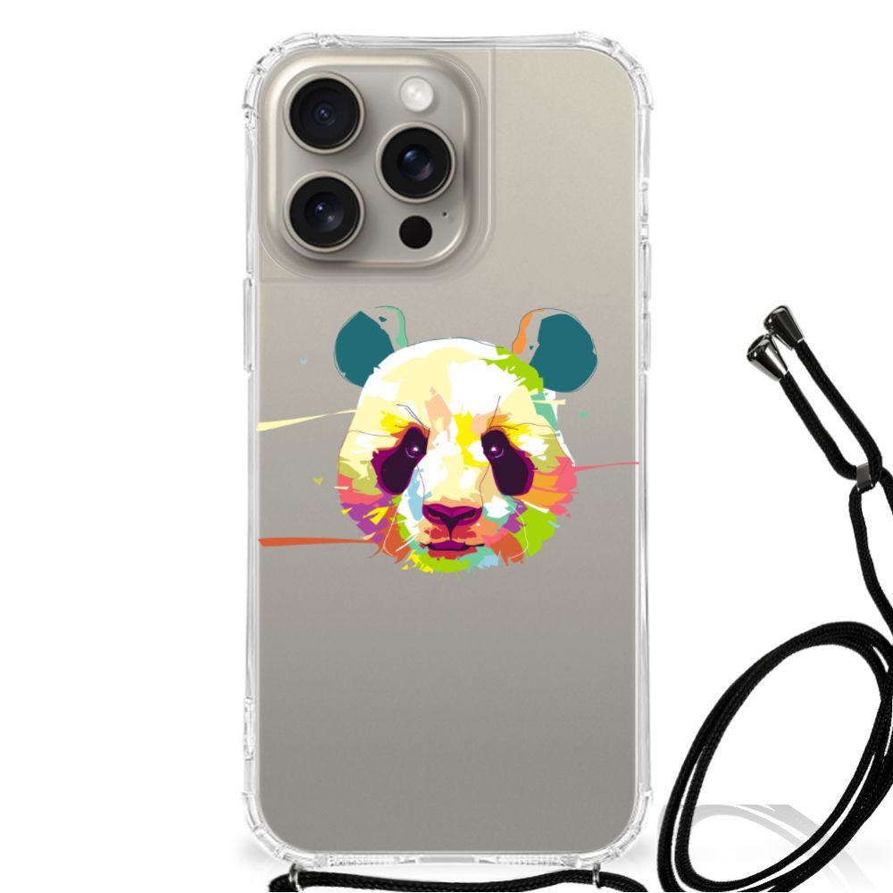 iPhone 15 Pro Max Stevig Bumper Hoesje Panda Color B2C Telecom