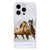 iPhone 15 Pro Max TPU Hoesje Paarden met rennende paarden in sneeuw.