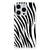 iPhone 15 Pro Max TPU Hoesje Zebra met zwart-witte zebra strepen đĻ, uniek ontwerp voor jouw telefoon.