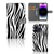 iPhone 15 Pro Max Telefoonhoesje met Pasjes Zebra met zebraprint en ruimte voor 3 pasjes đĻ