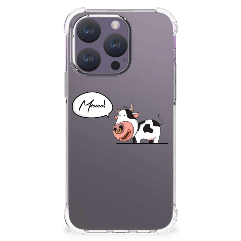 iPhone 15 Pro Stevig Bumper Hoesje Cow B2C Telecom