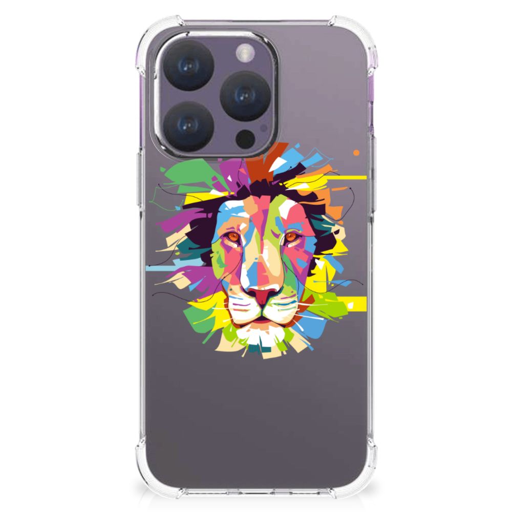 iPhone 15 Pro Stevig Bumper Hoesje Lion Color B2C Telecom