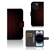 iPhone 15 Pro Telefoon Hoesje Geruit Rood met ruimte voor 3 pasjes en minimalistisch design