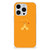 iPhone 15 Pro Telefoonhoesje met Naam Baby Beer - schattig design met teddybeer op oranje achtergrond đģ