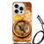 iPhone 15 Pro Telefoonhoesje met valbescherming Kompas telefoonhoesje kompas ontwerp voorkant