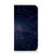 iPhone 15 Stand Case Stars met een sterrenhemel design in paars en blauw op een zwarte achtergrond đ.