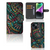 iPhone 15 Telefoon Hoesje Aztec met kleurrijk design en ruimte voor drie pasjes đ.