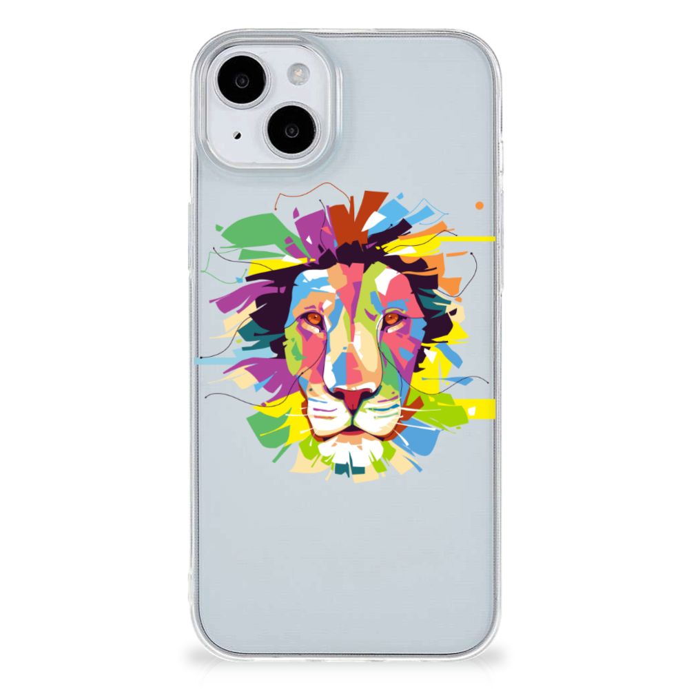 iPhone 15 Telefoonhoesje met Naam Lion Color B2C Telecom
