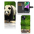 iPhone 15 Telefoonhoesje met Pasjes Panda panda design voorkant zijkant achterkant