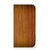 iPhone 16 Book Wallet Case Donker Hout hoesje design donkerhout aanzicht