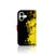 iPhone 16 Bookstyle Case België design geel zwart aanzicht