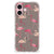 iPhone 16 Case Anti-shock Flamingo flamingo design achterkant