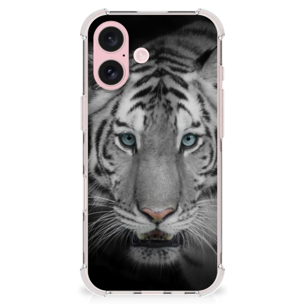 iPhone 16 Case Anti-shock Tijger tijger design voorkant