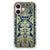 iPhone 16 Case Beige Flowers case design beige flowers voorkant