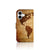 iPhone 16 Flip Cover Wereldkaart pasjes wereldkaart aanzicht