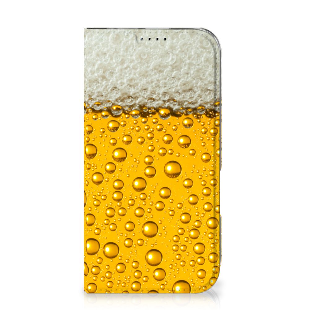 iPhone 16 Flip Style Cover Bier bierprint voorkant