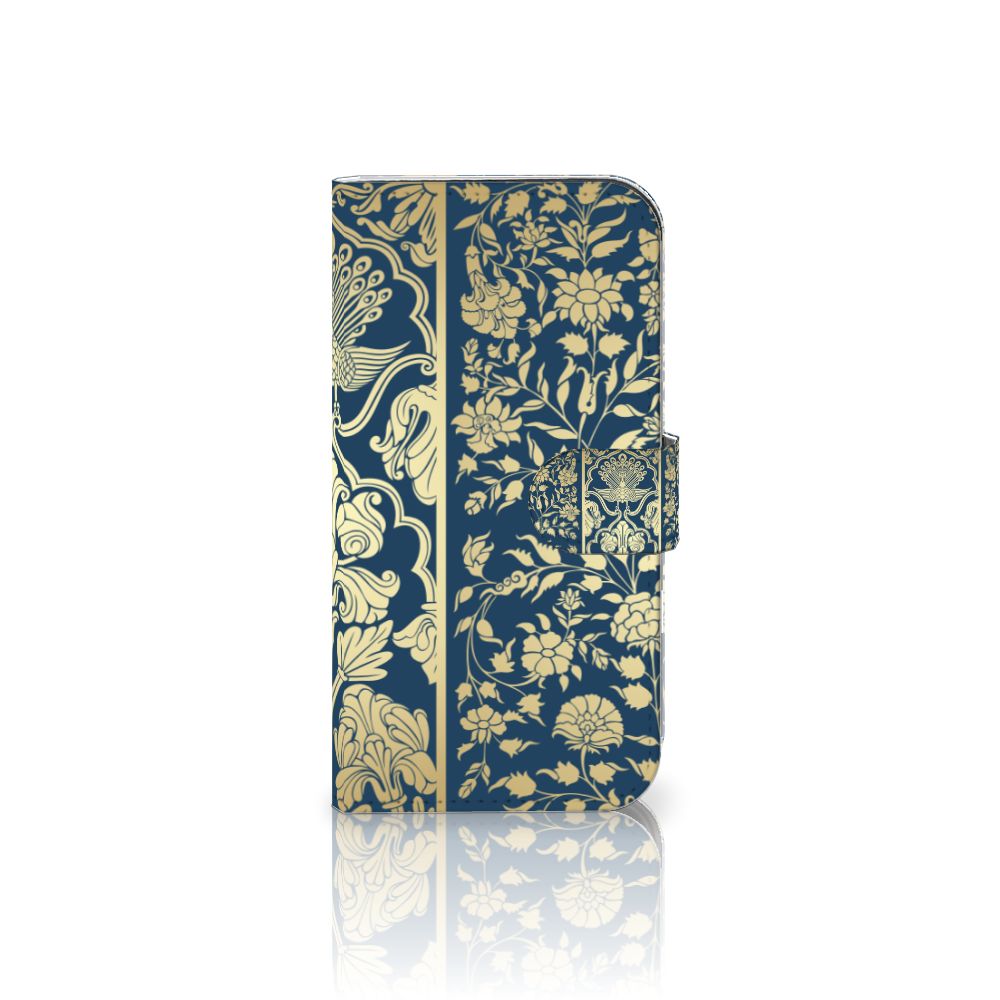 iPhone 16 Hoesje Beige Flowers design beige bloemen aanzicht