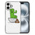Apple iPhone 16 hoesje cactus poo design illustratie achterkant