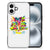 Apple iPhone 16 Hoesje Cat Color hoesje illustratie voorkant