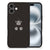 Apple iPhone 16 Hoesje Gorilla back cover illustratie zwart