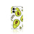 iPhone 16 Leuk Hoesje Avocado Singing telefoonhoesje avocado design voorkant