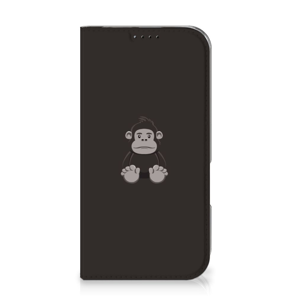 iPhone 16 Magnet Case Gorilla telefoonhoesje gorilla ontwerp voorkant