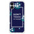 iPhone 16 Plus Anti Shock Case Flowers Blue DTMP achterzijde