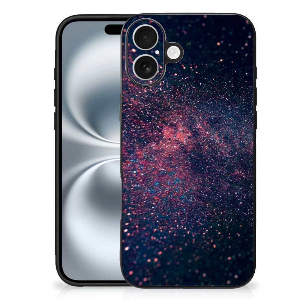 Apple iPhone 16 Plus Backcover Stars abstract print achterkant