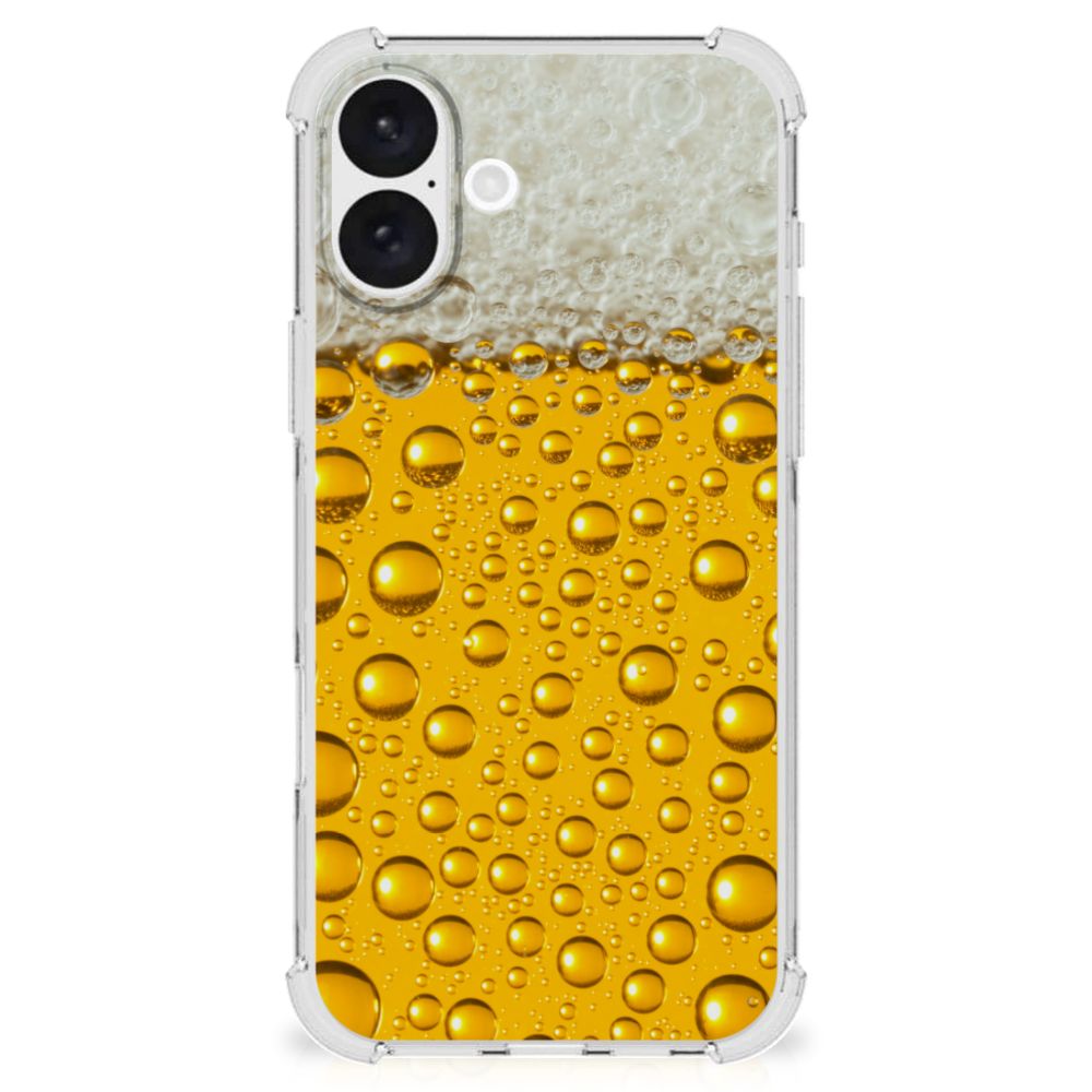iPhone 16 Plus Beschermhoes Bier ontwerp voorkant