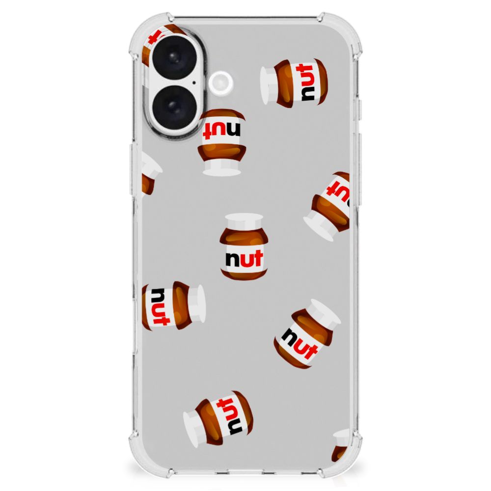 iPhone 16 Plus Beschermhoes Nut Jar beschermhoes design nutjar achteraanzicht