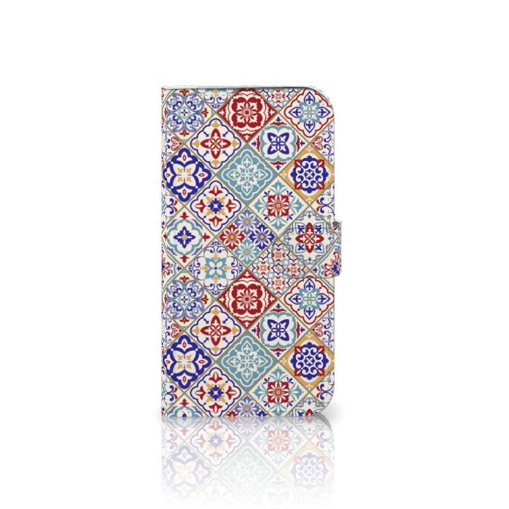 iPhone 16 Plus Bookcase Tiles Color bookcase tegels kleurrijk aanzicht