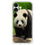 iPhone 16 Plus Case Anti-shock Panda panda ontwerp voorkant