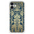iPhone 16 Plus Case Beige Flowers design floral print aanzicht