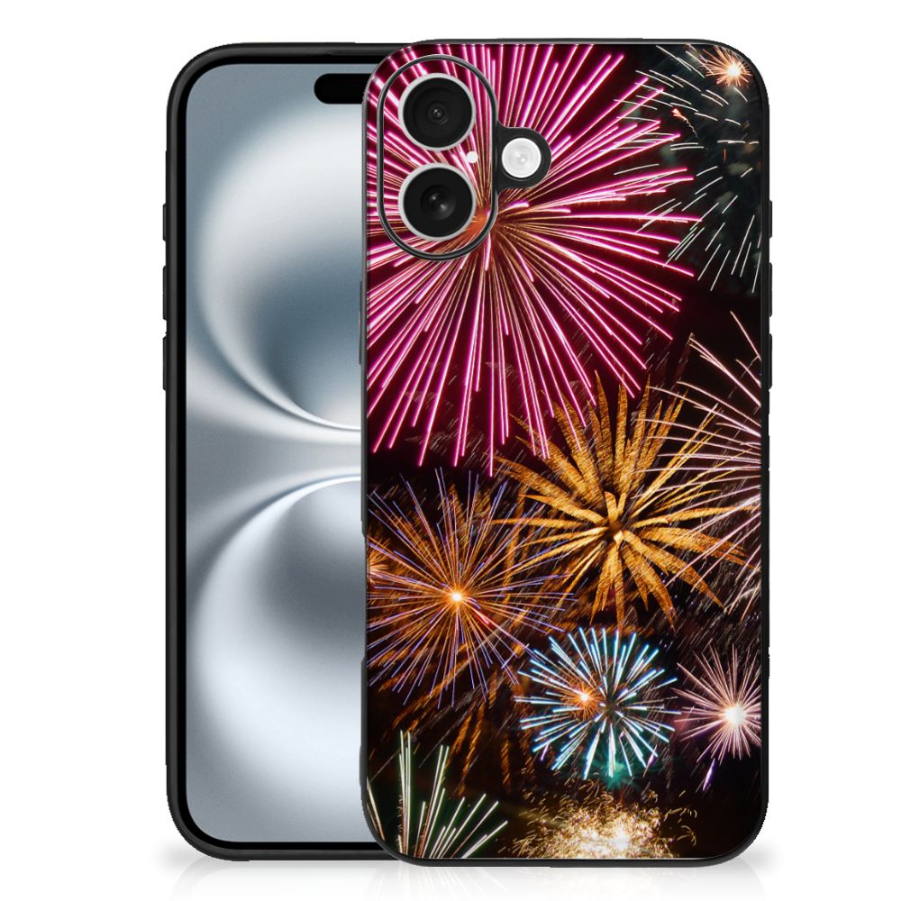 Apple iPhone 16 Plus GSM Cover Vuurwerk vuurwerk design achterkant