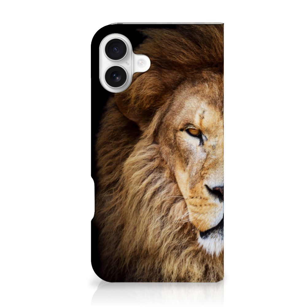 iPhone 16 Plus Hoesje maken Leeuw leeuw design voorkant