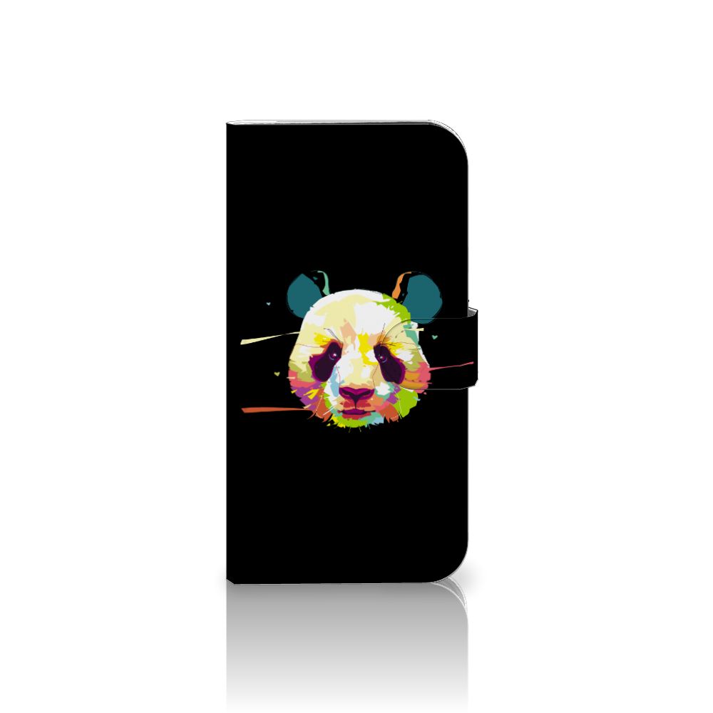 iPhone 16 Plus Leuk Hoesje Panda Color hoesje panda design voorkant