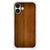 iPhone 16 Plus Stevig Telefoonhoesje Donker Hout achterkant