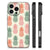 Apple iPhone 16 Pro Back Cover Hoesje Ananas design ananas vooraanzicht zijaanzicht