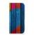 iPhone 16 Pro Book Wallet Case Wood Heart Cadeau voor je Vriend design hart kleuren voorkant