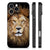 Apple iPhone 16 Pro Dierenprint Telefoonhoesje Leeuw voorkant zijkant