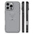 Apple iPhone 16 Pro Hoesje Grijs Baby Olifant achterkant zijkanten