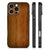iPhone 16 Pro Houten Print Telefoonhoesje Donker Hout achterzijde zijkanten