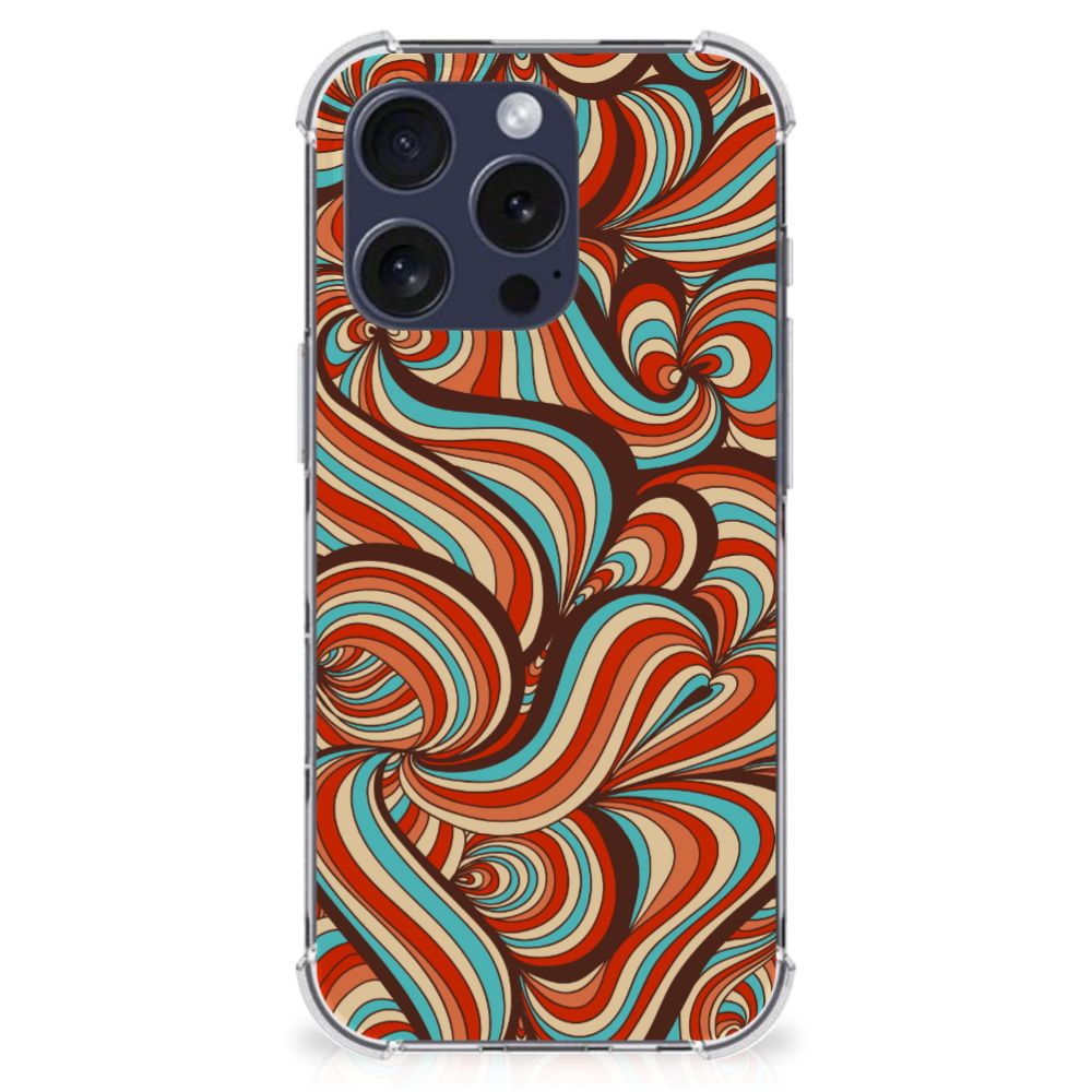iPhone 16 Pro Max Back Cover Retro retro design achterkant