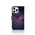 iPhone 16 Pro Max Book Case Stars boek case sterren paarse blauwe kleuren inktzwarte achtergrond