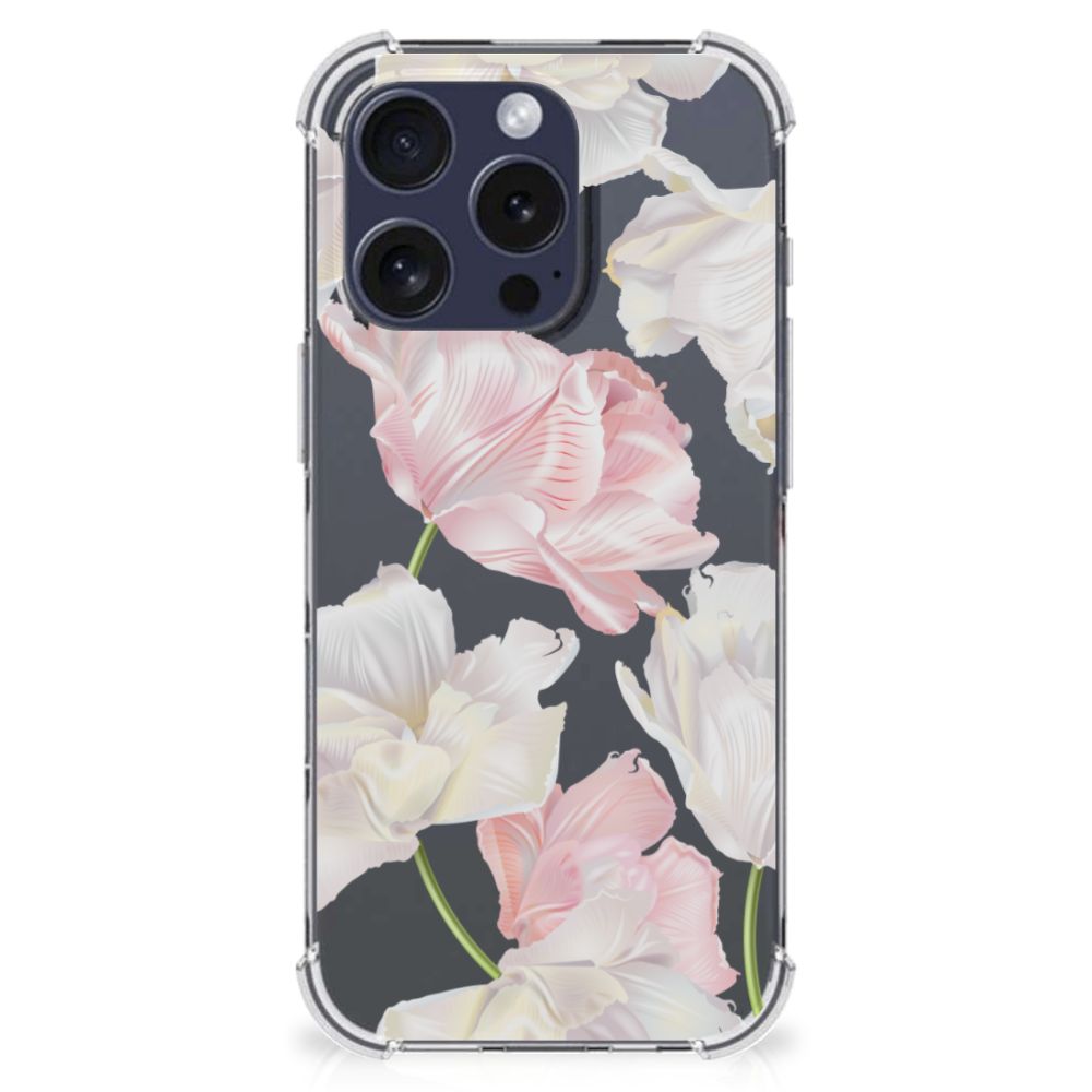 iPhone 16 Pro Max Case Lovely Flowers bloemen achterzijde