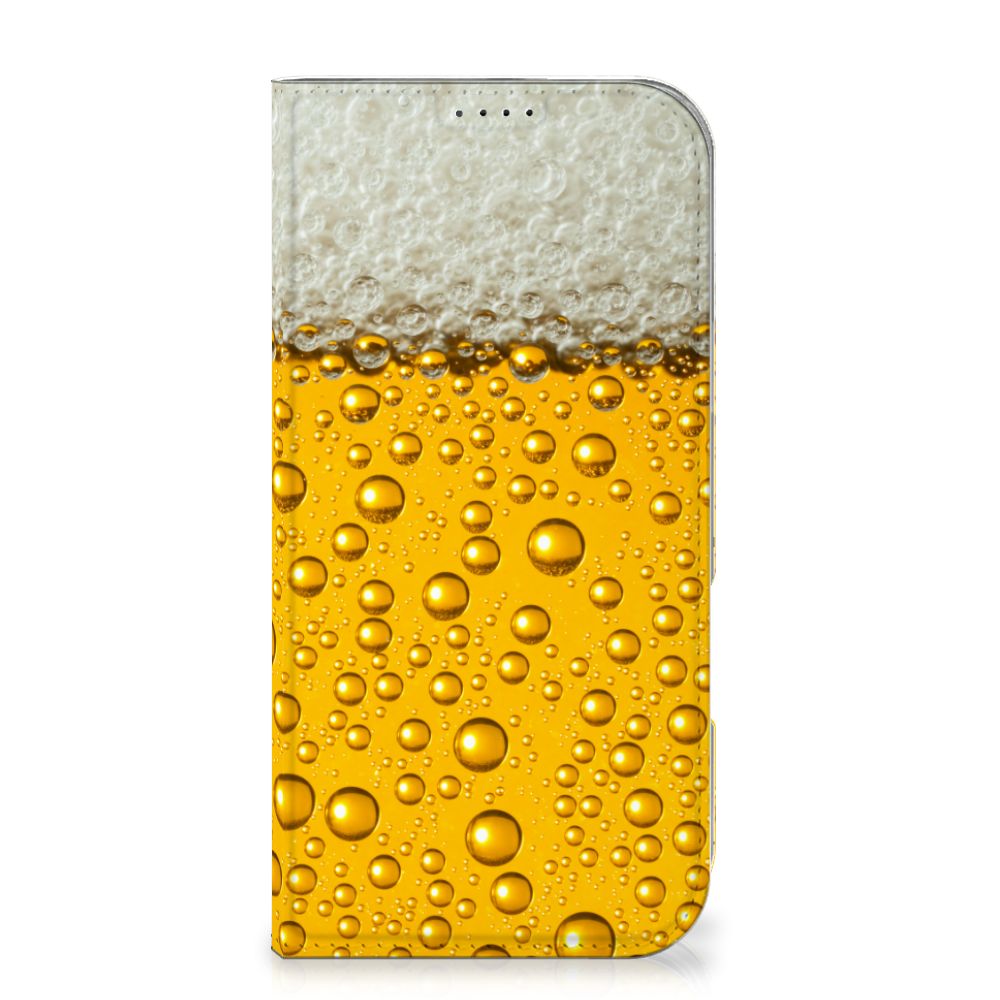 iPhone 16 Pro Max Flip Style Cover Bier bierprint voorkant