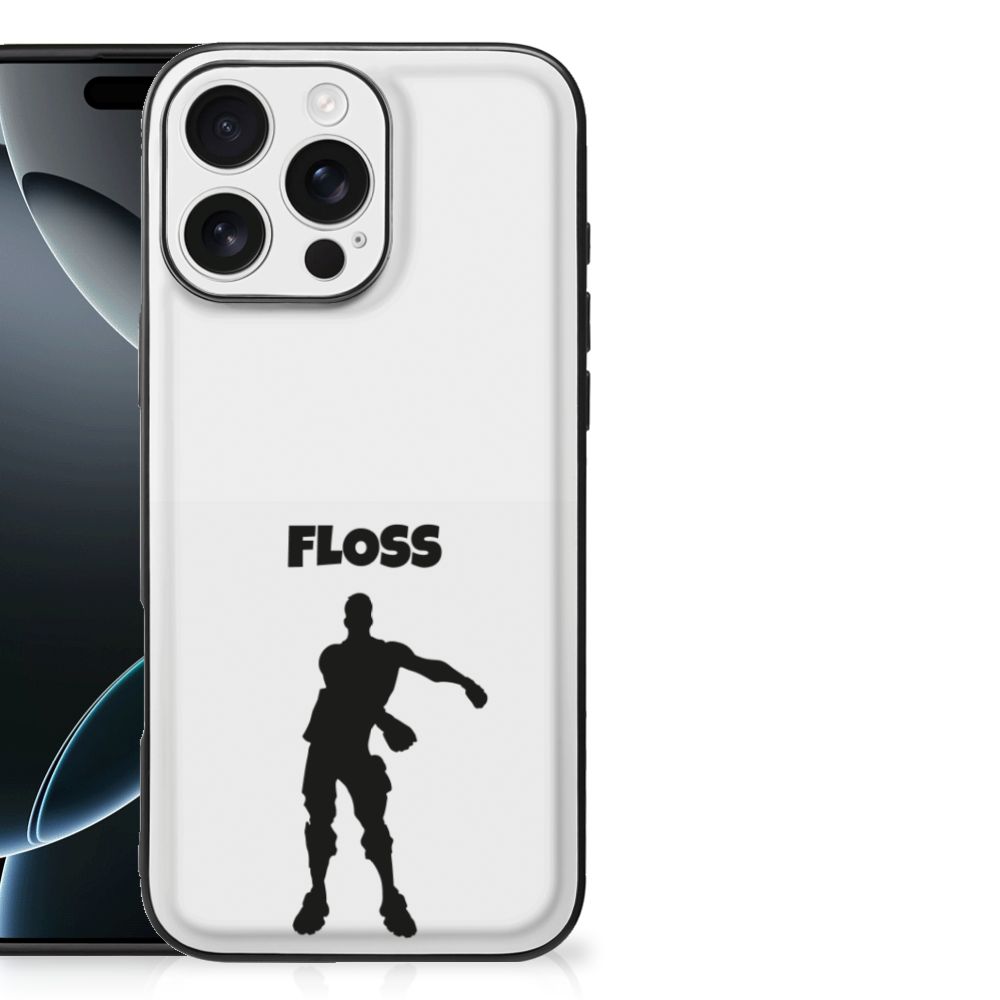 Apple iPhone 16 Pro Max hoesje Floss illustraties voorkant