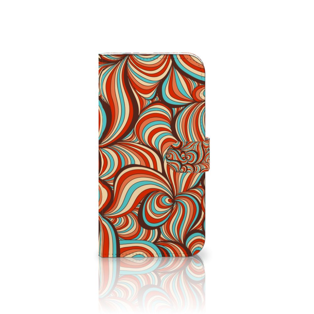 iPhone 16 Pro Max Hoesje Retro retro design kleurrijke swirls aanzicht